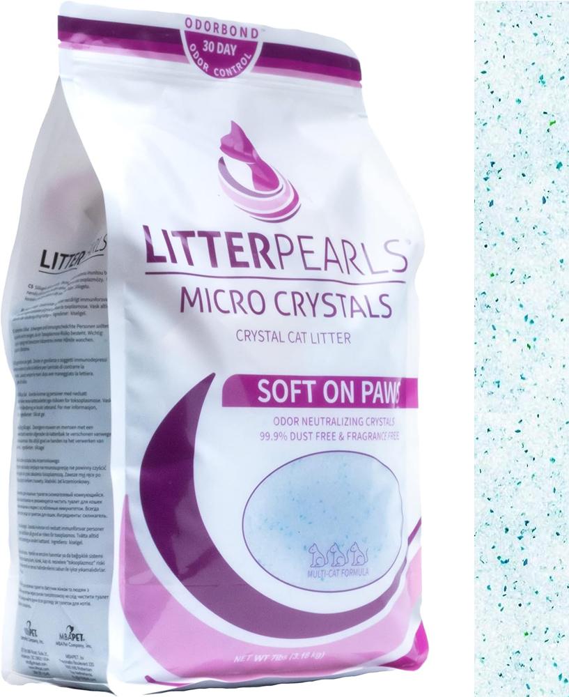 Litter Pearls Micro Crystals силікагелевий наповнювач для котячих туалетів 4.76 кг (10610) Litter Pearls Micro Crystals силікагелевий наповнювач для котячих туалетів 4.76 кг (10610)